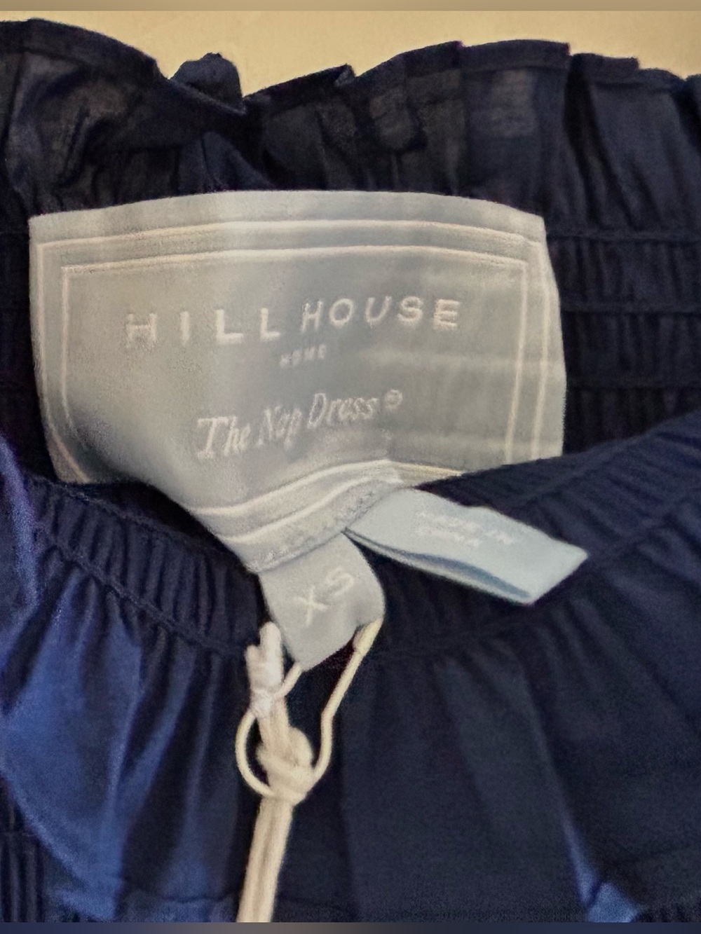 Hill House Navy Poplin Ellie Nap Dress - Picture 6 of 7